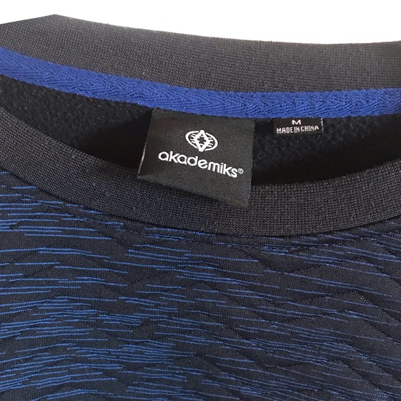 Pre-owned Mens Akademiks Navy Blue Savage Sweatshirt - Picture 2 of 3